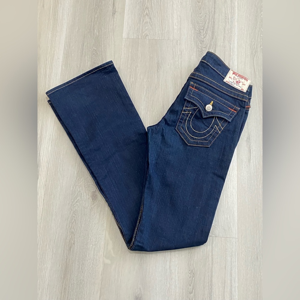 🎀NEW🎀 True Religion women Jeans size 27 Becky Dark wash CA# 30427 RN#112790
